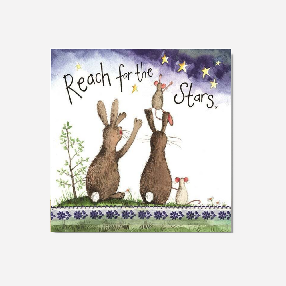 Alex Clark Large Card - Reach for the Stars