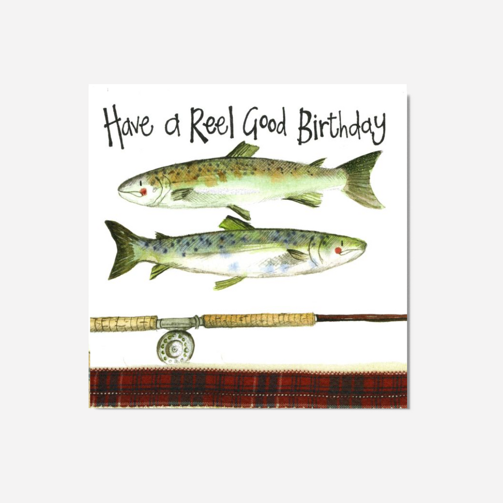 Alex Clark Large Card - Rod & Reel