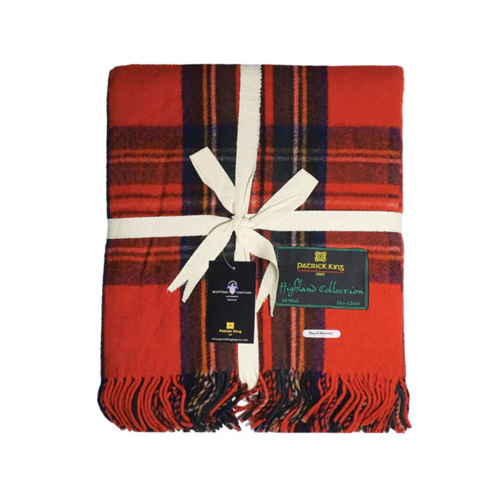 Royal Stewart Deluxe Wool Blanket