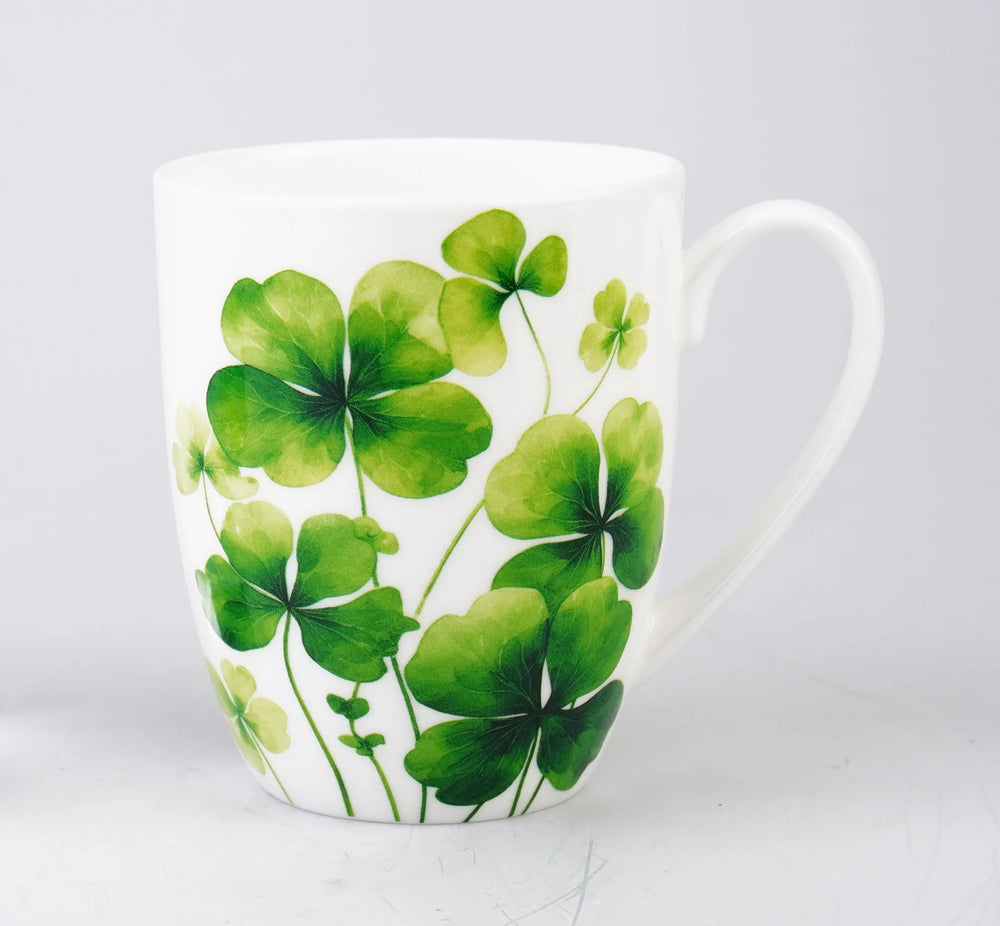 Four Leaf Clover Mug Pair
