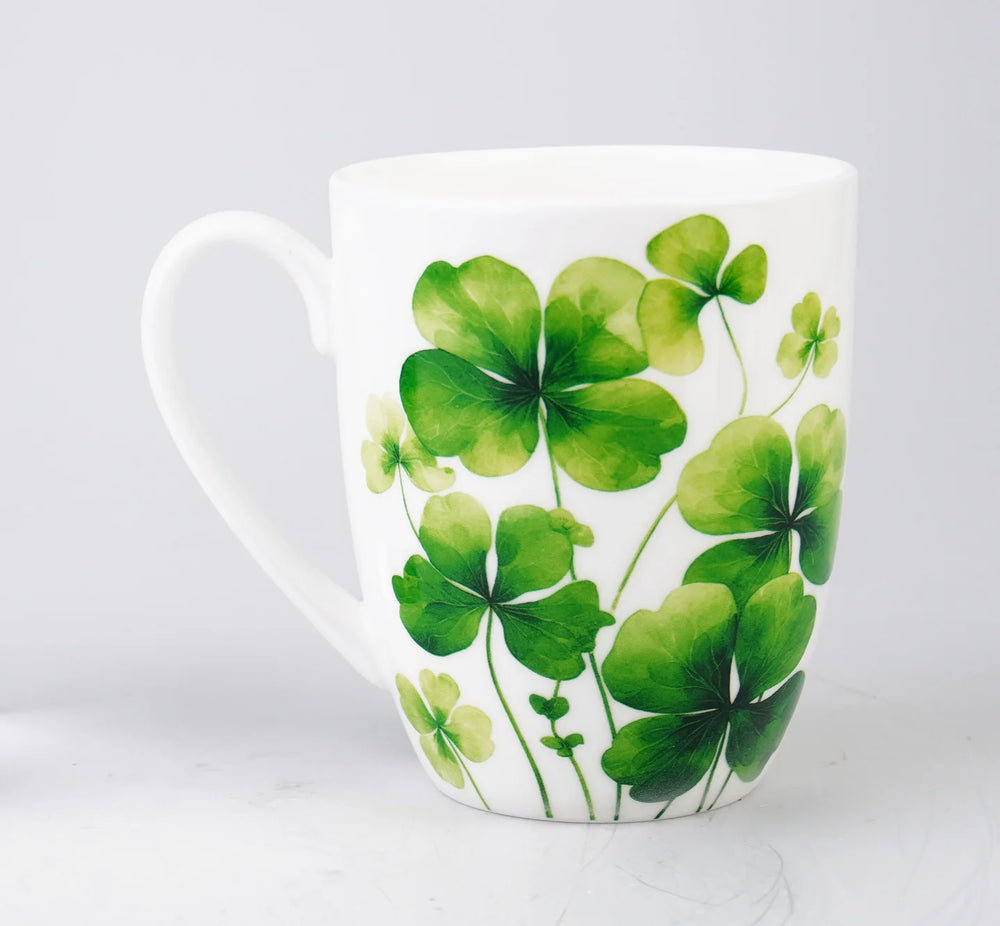 Four Leaf Clover Mug Pair