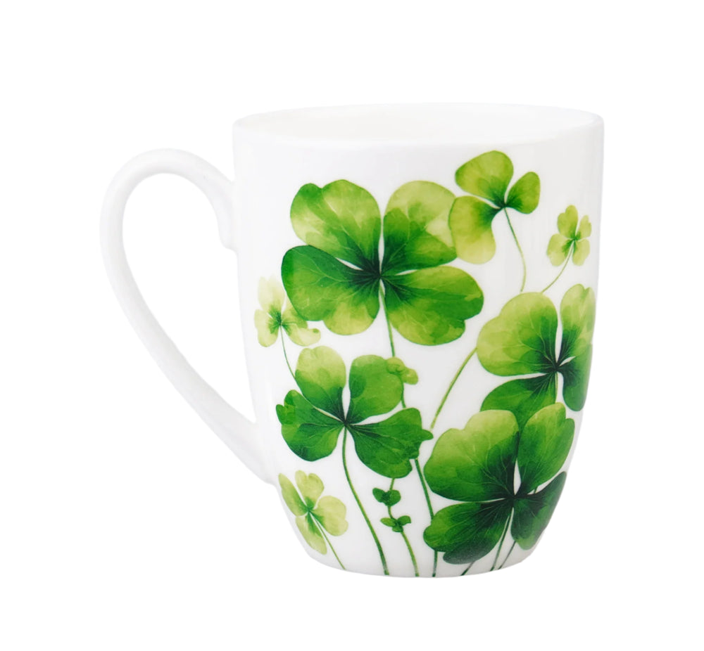 Four Leaf Clover Mug Pair