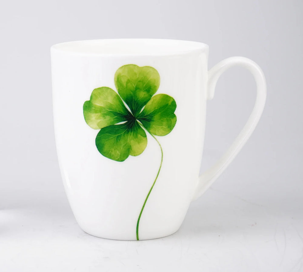 Four Leaf Clover Mug Pair