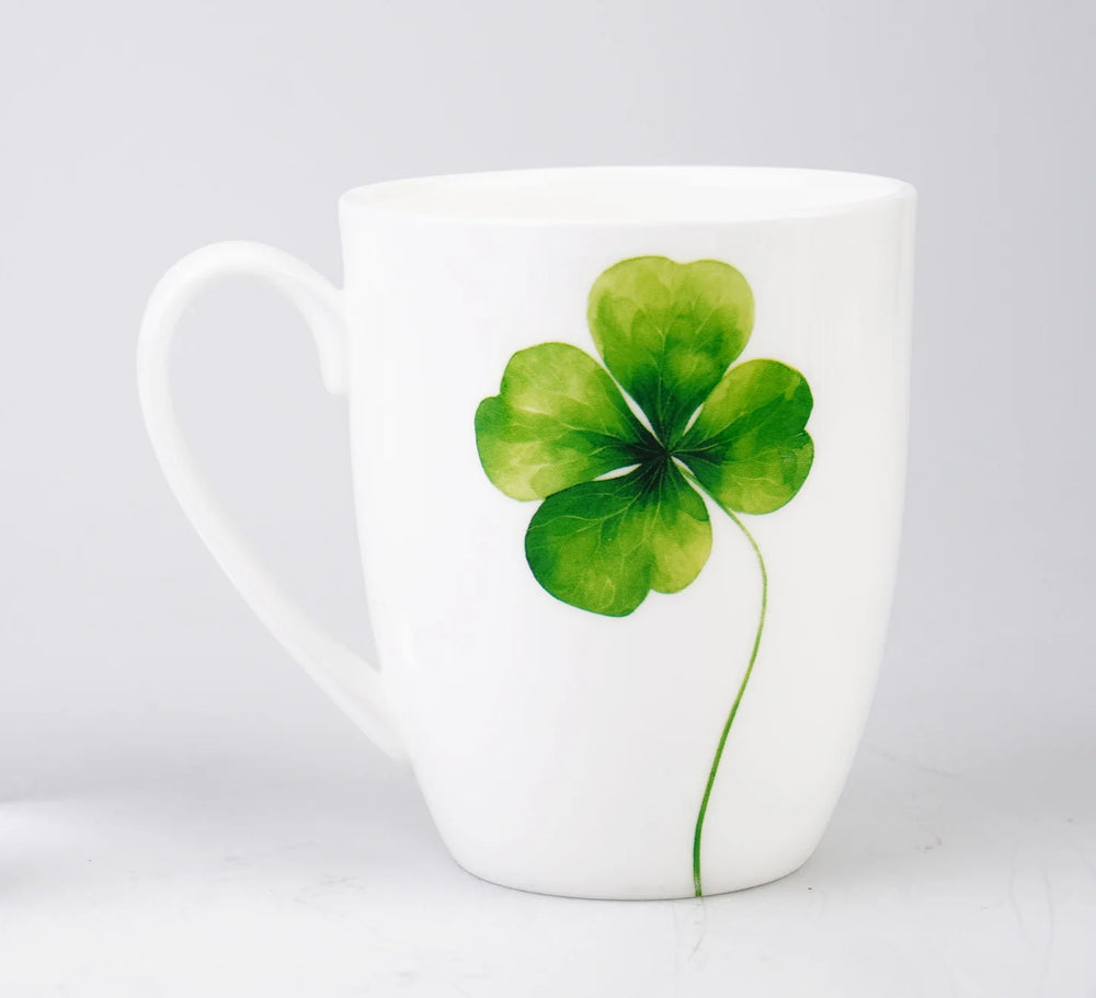 Four Leaf Clover Mug Pair