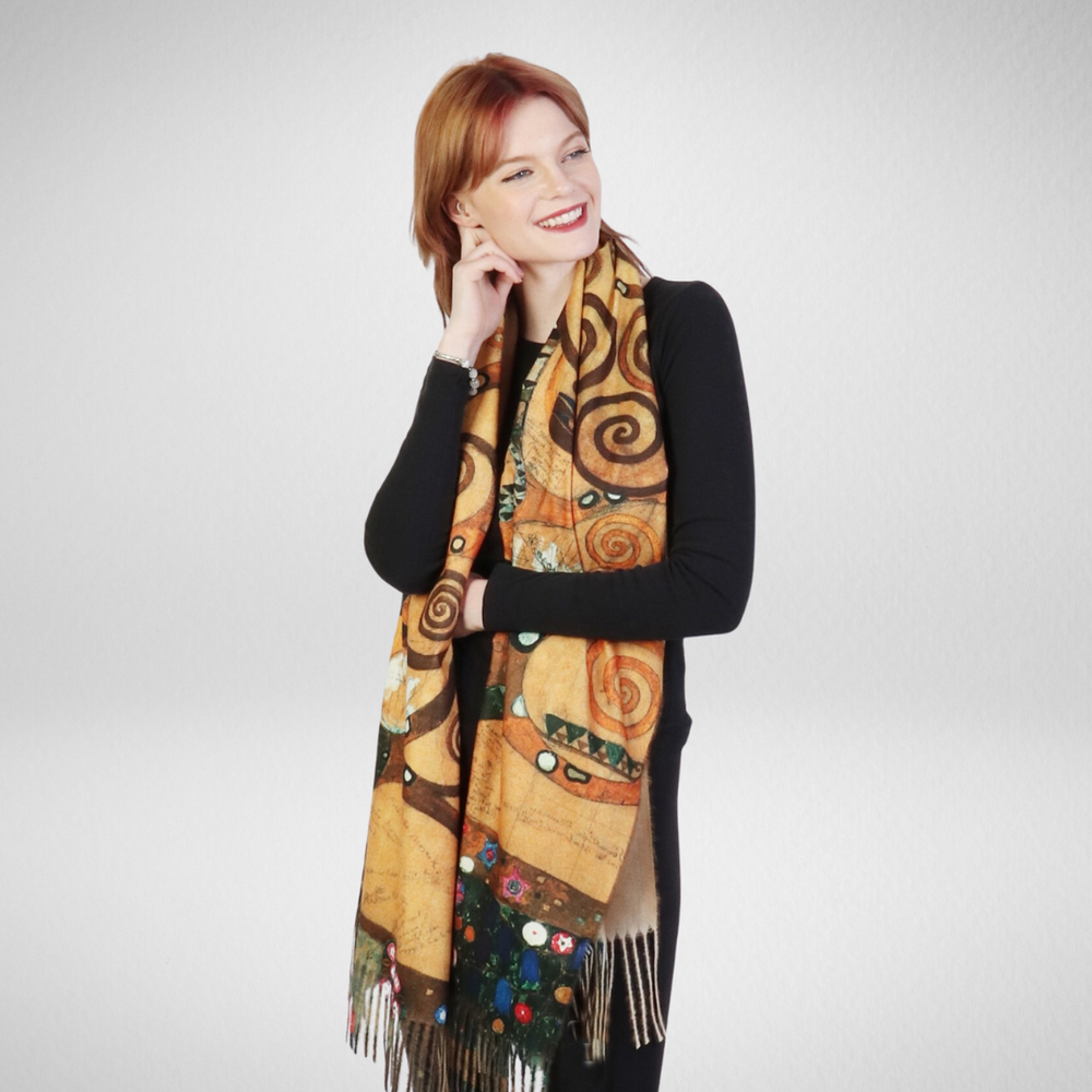 Grand-The Tree of Life Oil Painting Scarf