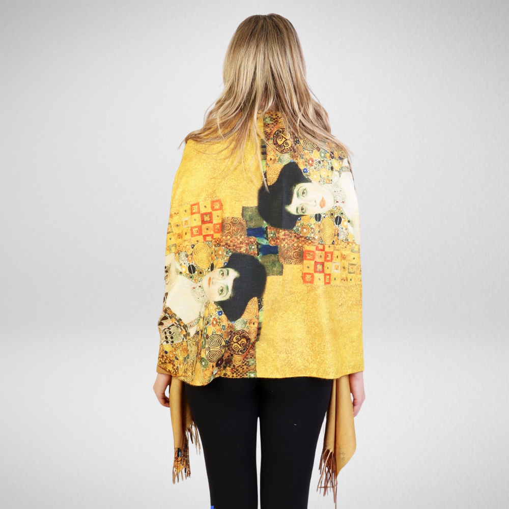 Grand-Portrait of Adele Oil Painting Scarf