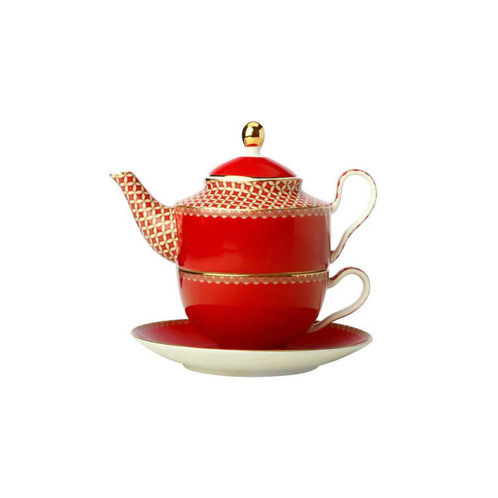 Maxwell & Williams Classic Red Tea for One