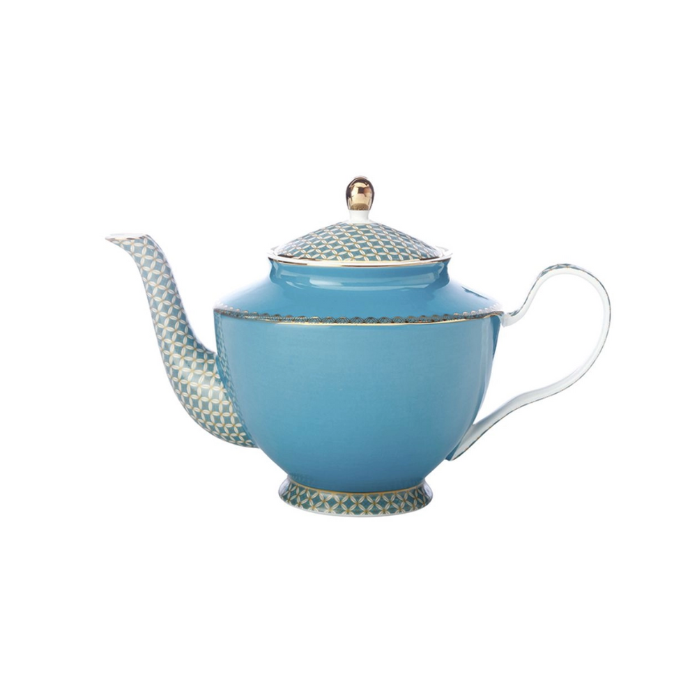 Maxwell & Williams Silk Road Teapot 1L Classic Aqua
