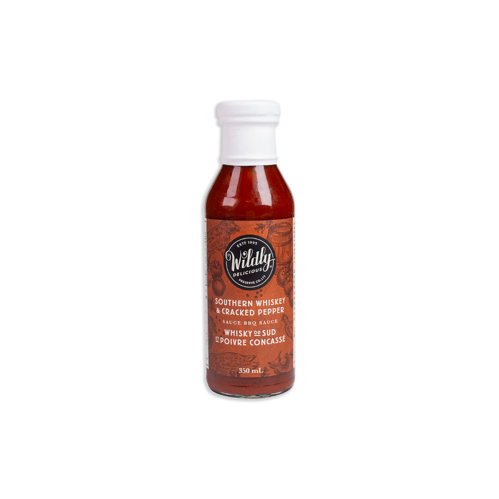 Wildly Delicious Southern Whiskey & Cracked Pepper BBQ Sauce