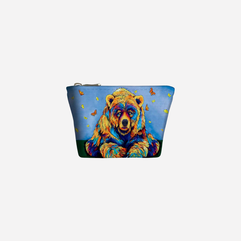 Indigenous Art Canvas Coin Purse - Spring Already