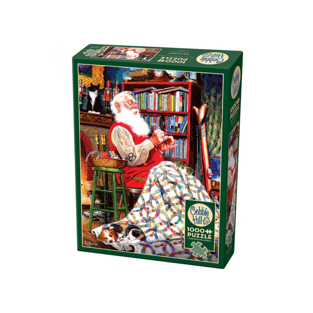 Cobble Hill Puzzles - Santa's Quilt