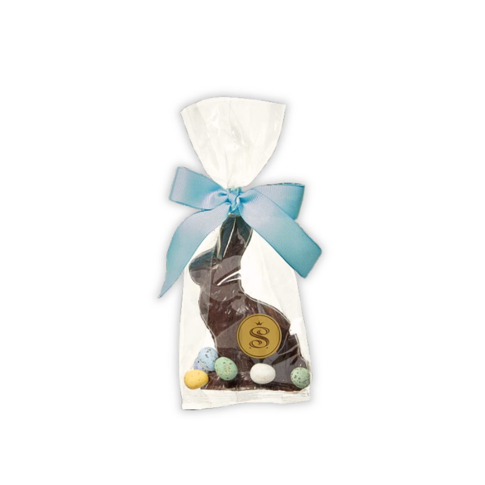 Saxon Chubby Bunny with Eggs Dark Chocolate