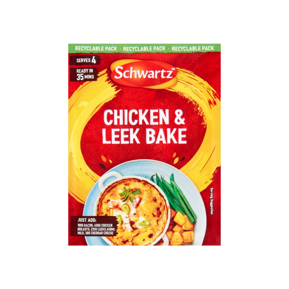 Schwartz Chicken & Leek Bake Recipe Mix 35g