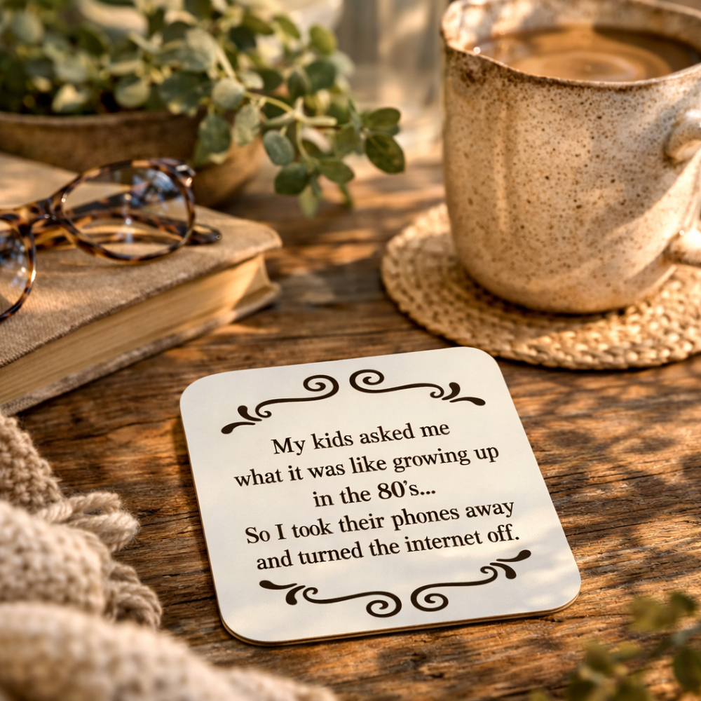 Scrunchy Face Coasters - Growing Up