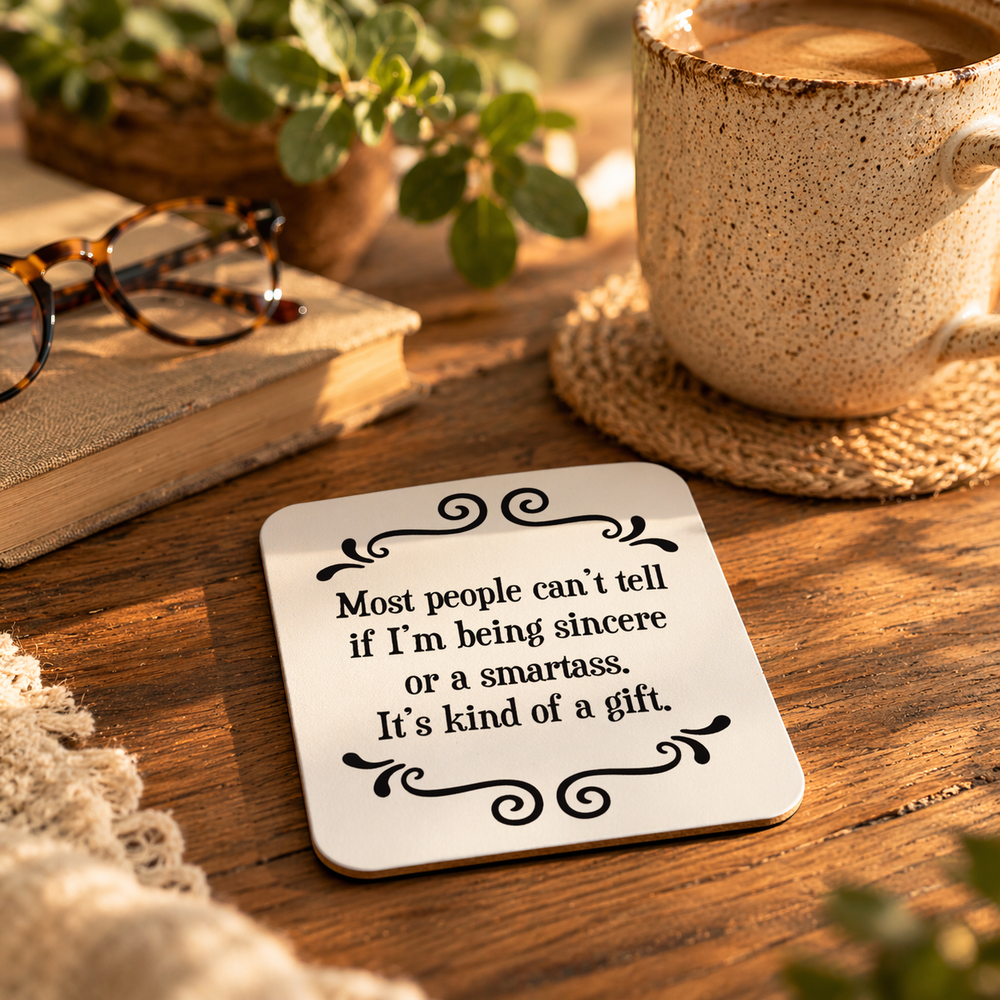 Scrunchy Face Coasters - A Gift