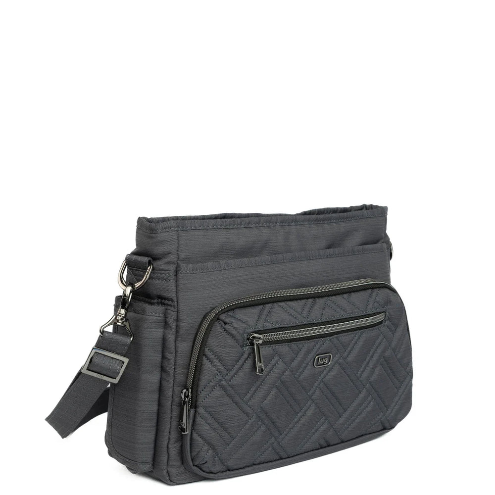Lug Grey Shimmy SE Crossbody - Brushed Grey