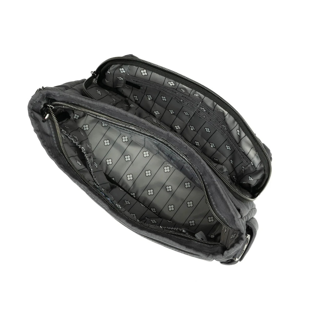 Lug Grey Shimmy SE Crossbody - Brushed Grey