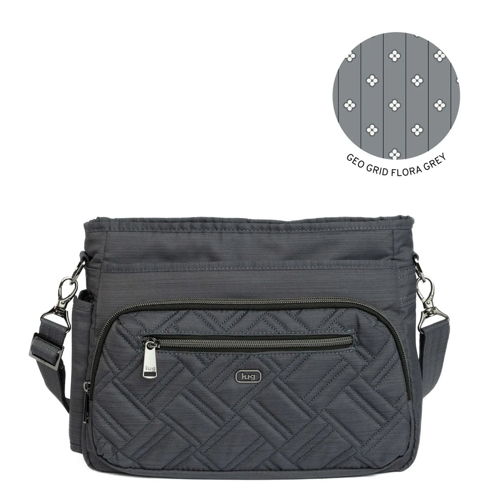 Lug Grey Shimmy SE Crossbody - Brushed Grey