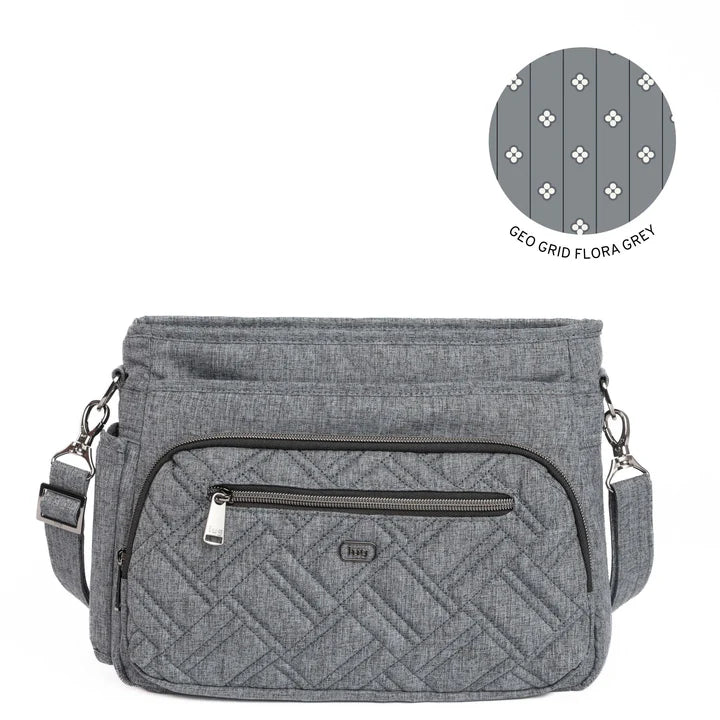 Lug Grey Shimmy SE Crossbody - Heather Grey