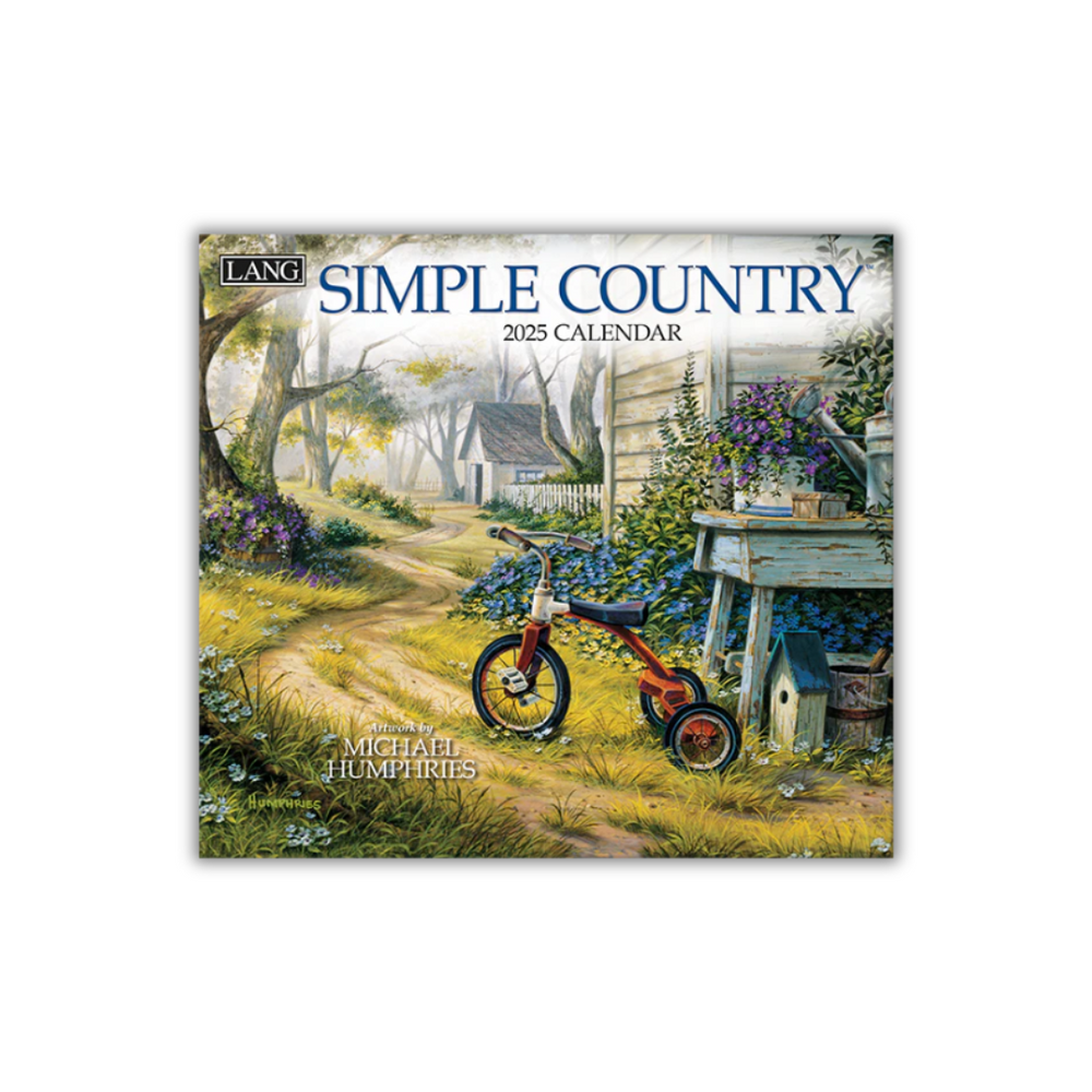 Lang 2025 Calendar - Simple Country