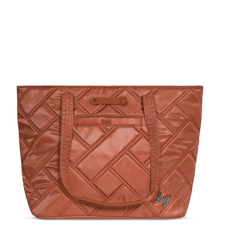 Lug Copper Brown Skyliner Tote Bag