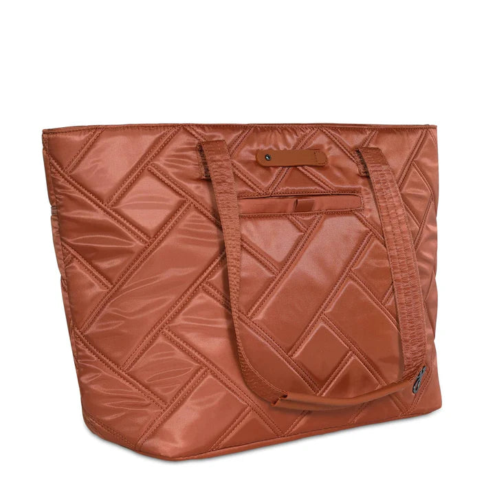Lug Copper Brown Skyliner Tote Bag