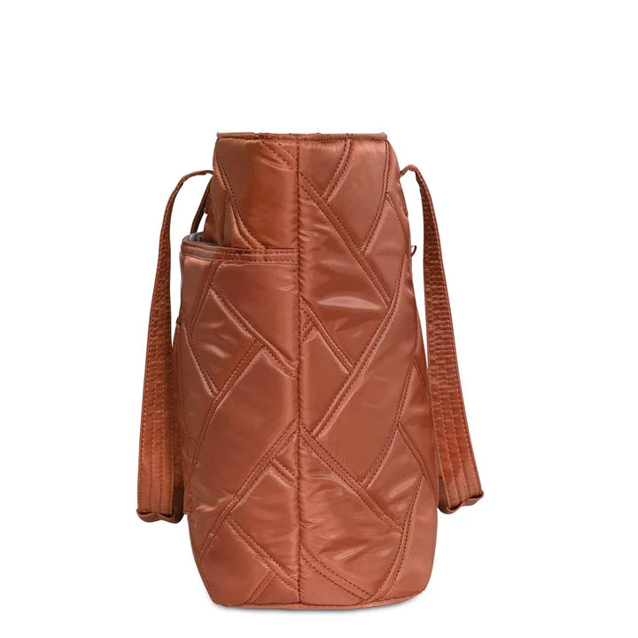 Lug Copper Brown Skyliner Tote Bag