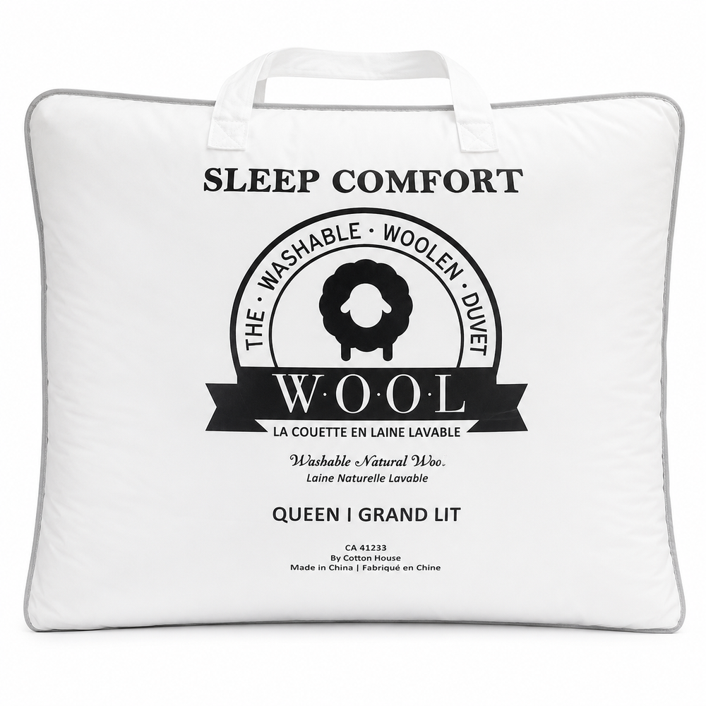 CottonH Sleep Comfort Luxury Wool Duvet Queen