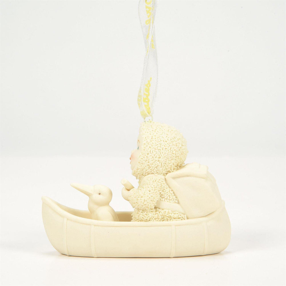Snowbabies Ornament Canoe For Two