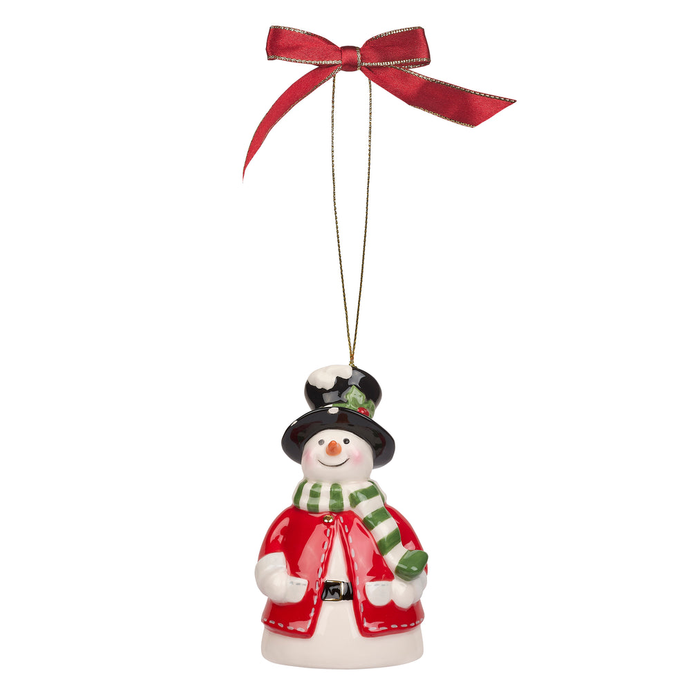 Spode Christmas Tree Snowman Ornament