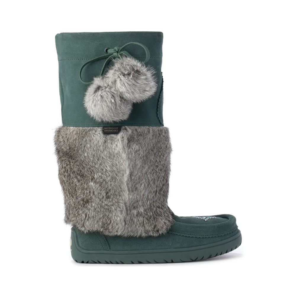 Manitobah Mukluks Snowy Owl Suede Sage Rob McIntosh