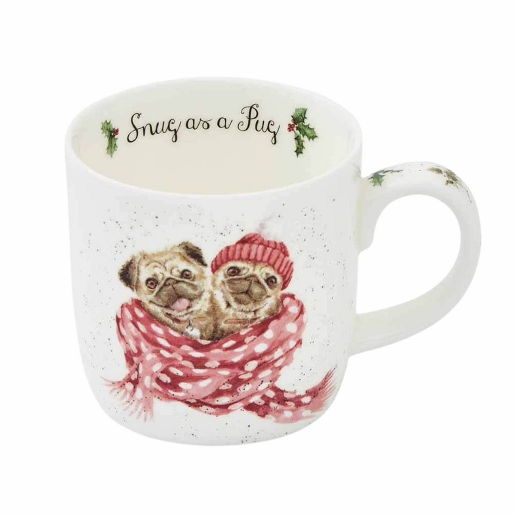 Wrendale 14 oz Mug – Snug As a Pug