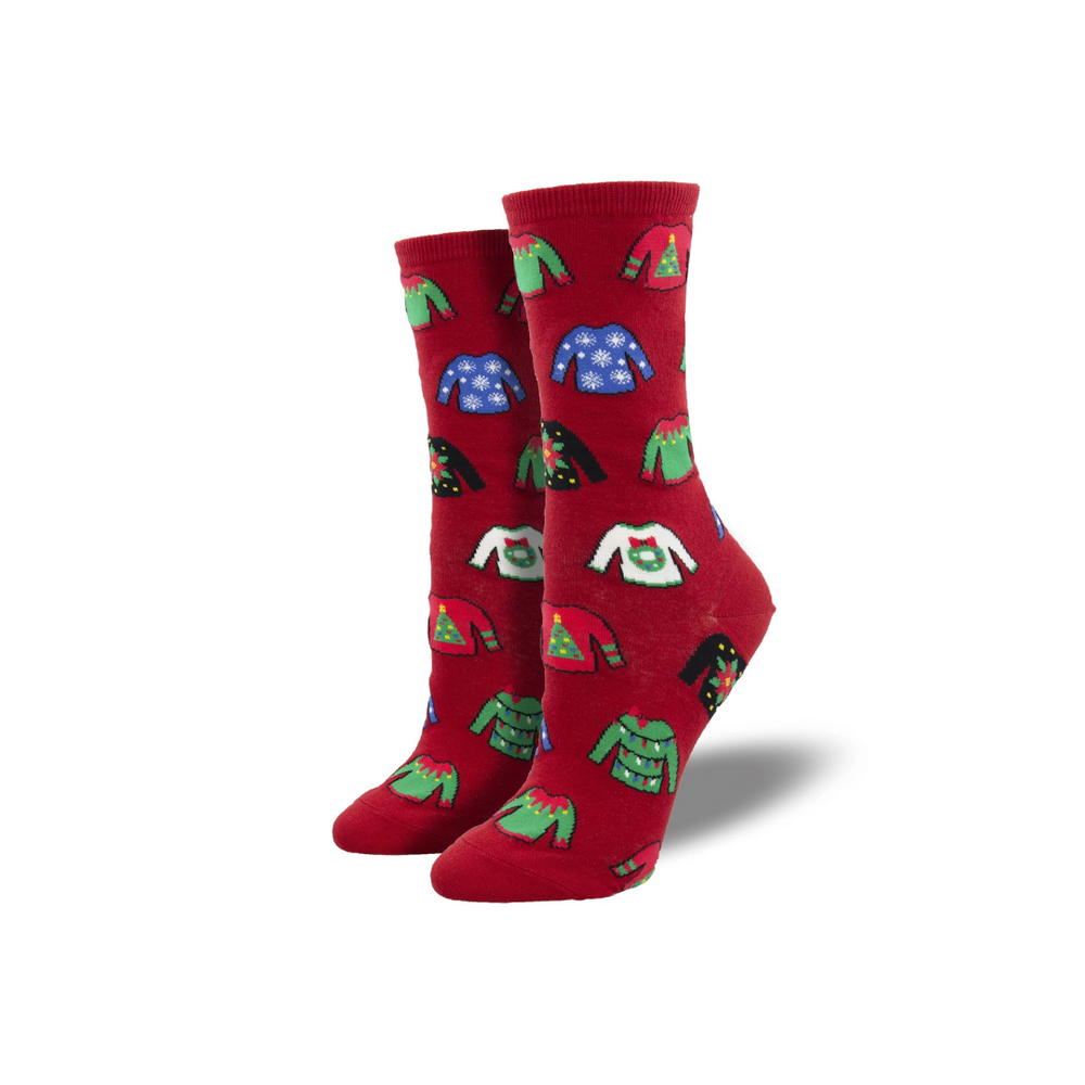 Socksmith Ugly Sweaters - Red