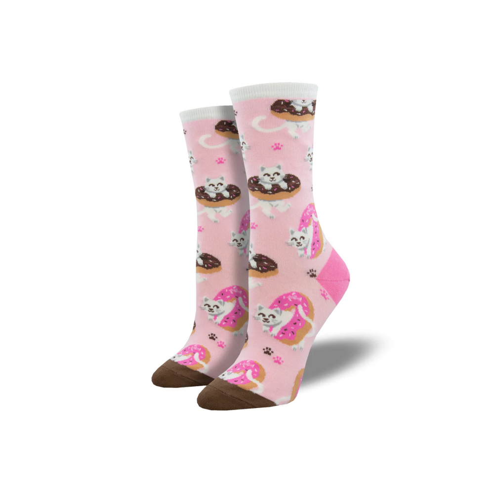 Socksmith Sweet Treat Kitties - Pink Heather