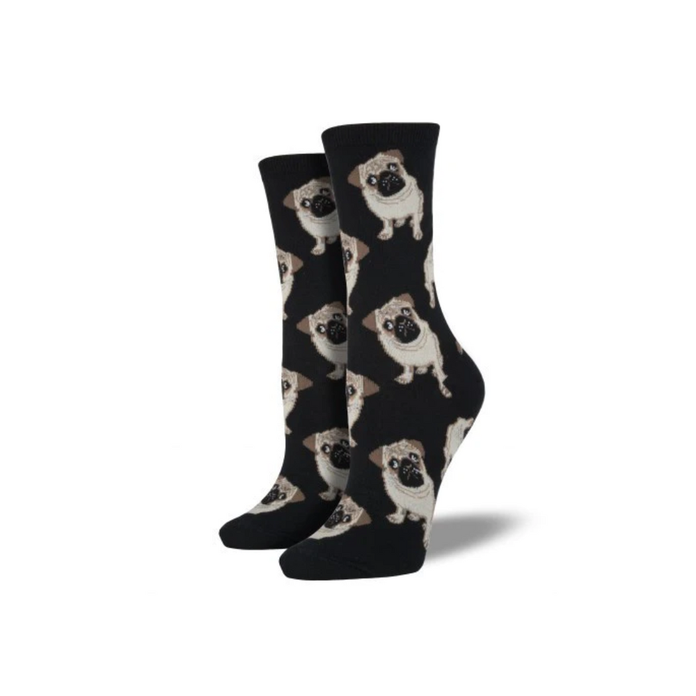 Socksmith Pugs - Black