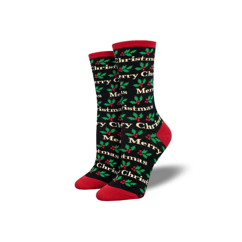 Socksmith Merry Christmas - Black