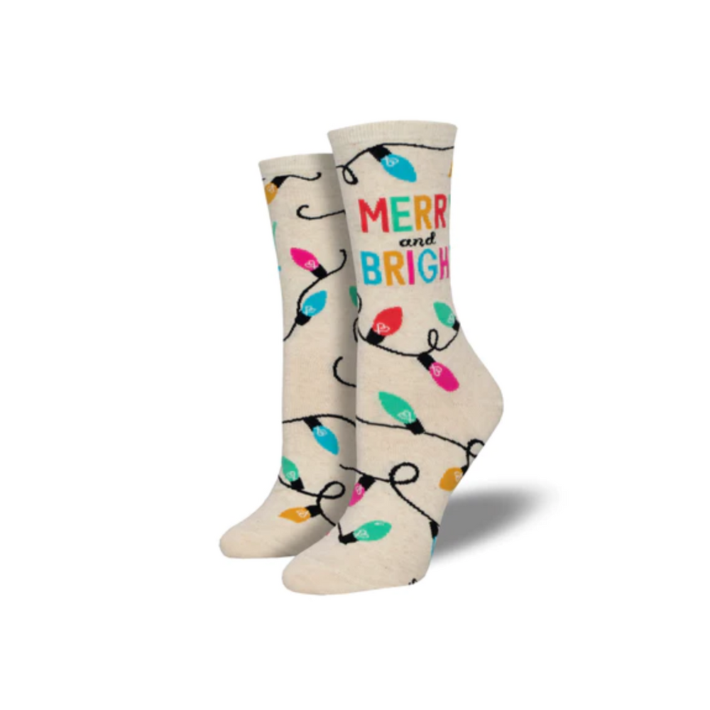 Socksmith Merry And Bright - Ivory Heather