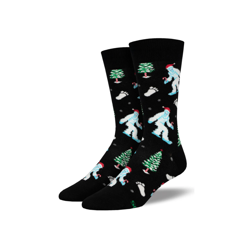 Socksmith Is It Christmas Yeti? - Black