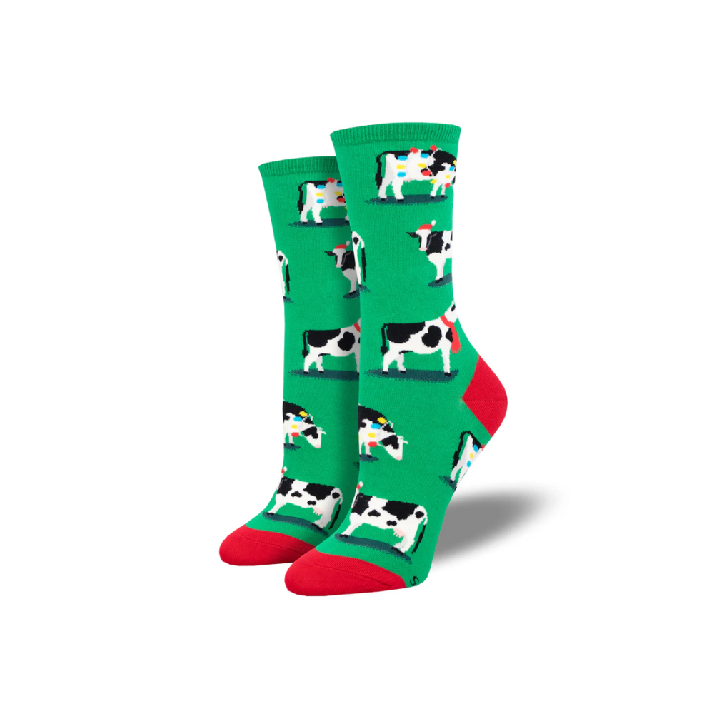 Socksmith Holy Cow It's Christmas - Green