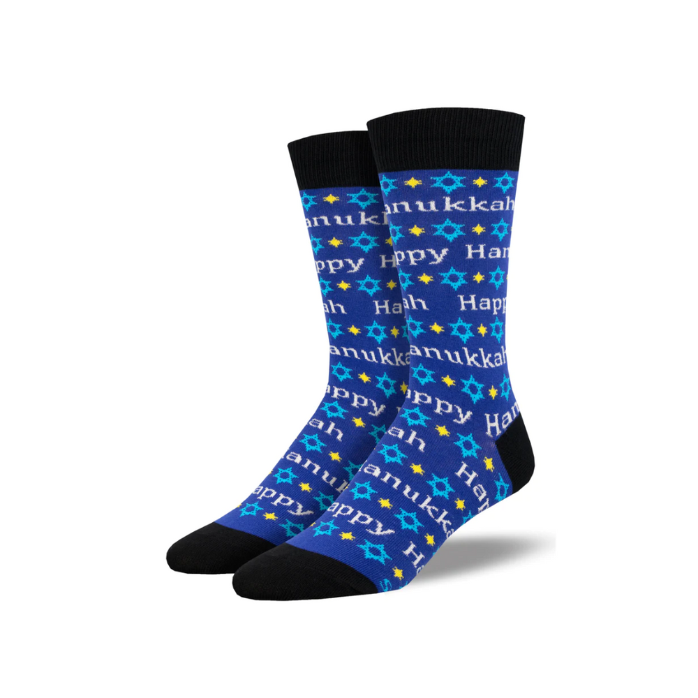 Socksmith Happy Hanukkah - Blue