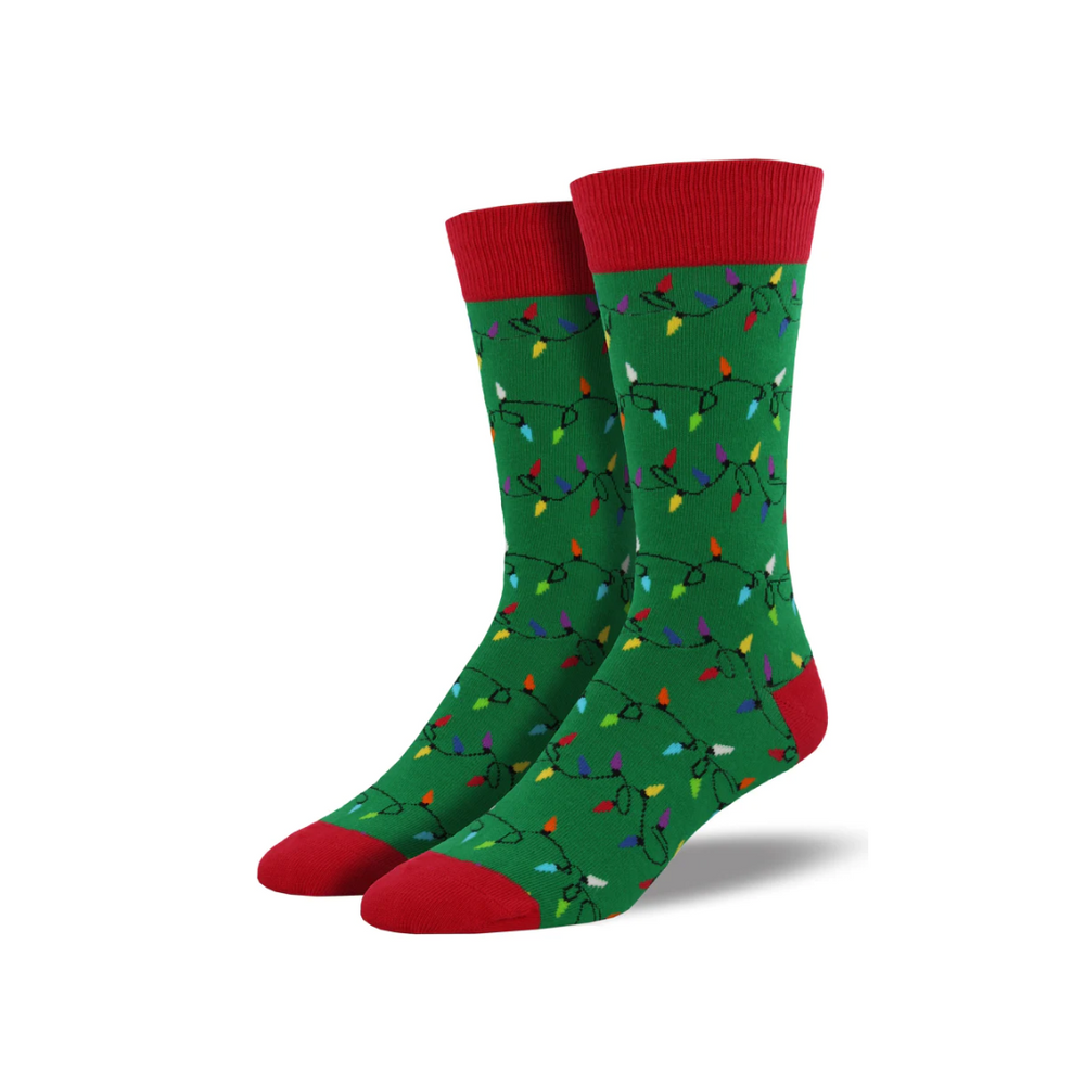 Socksmith Christmas Lights - Green