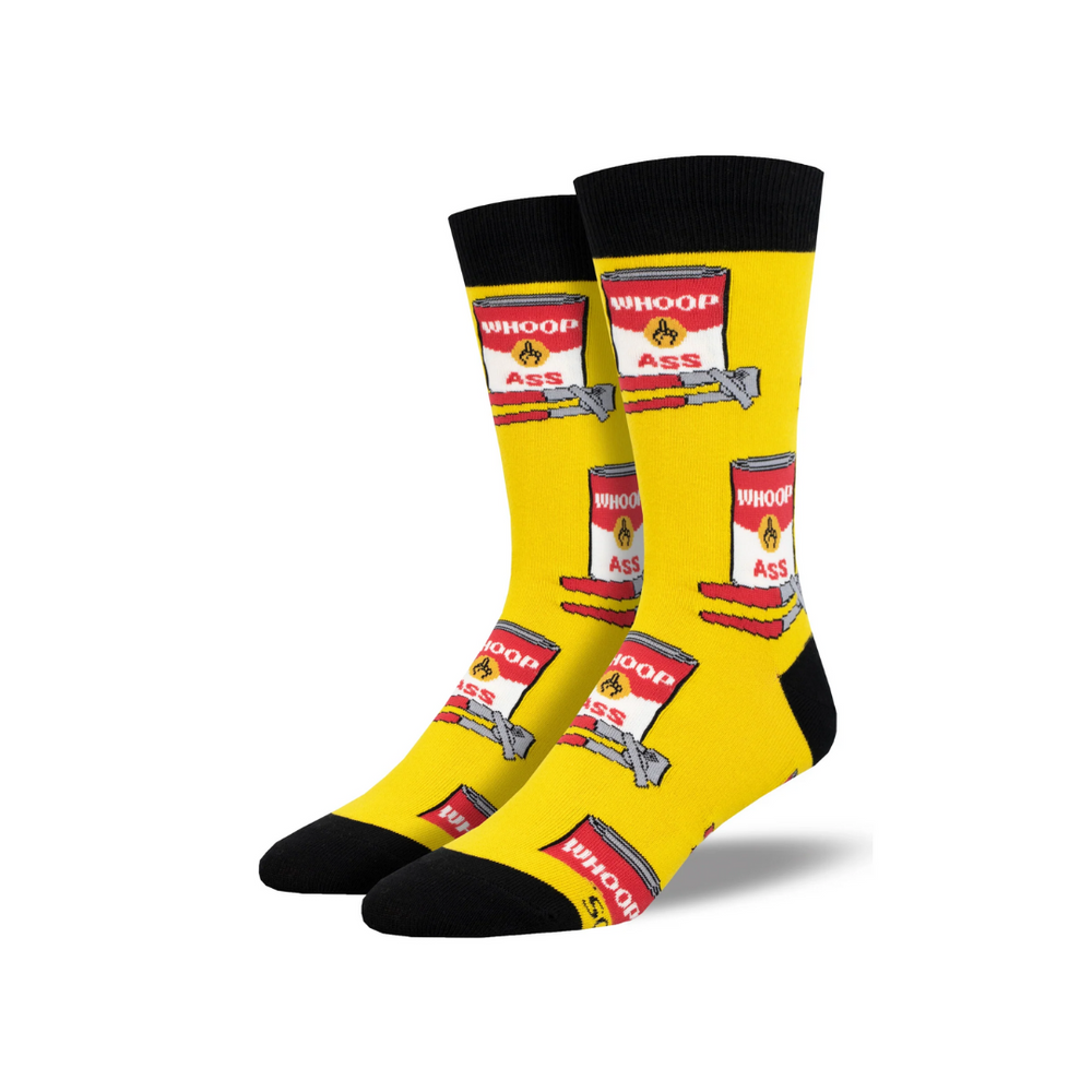 Socksmith Can of Whoop Assusa - Yellow