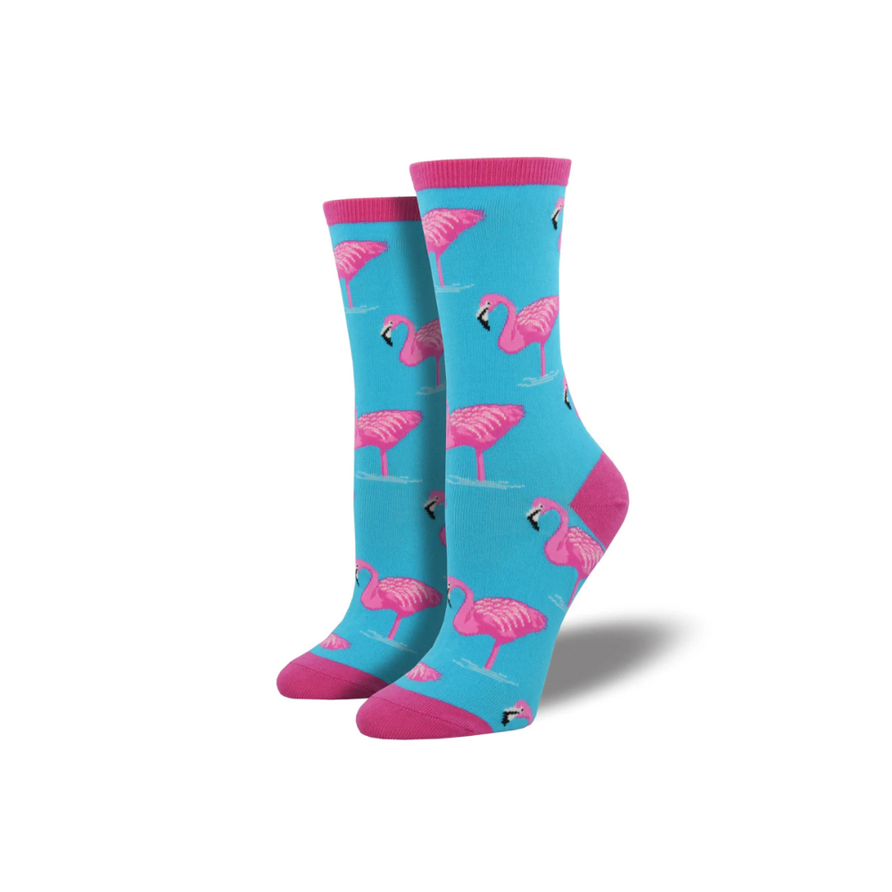 Socksmith Flamingo - Sky Blue