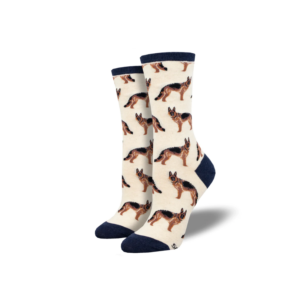 Socksmith German Shepherd - Ivory Heather