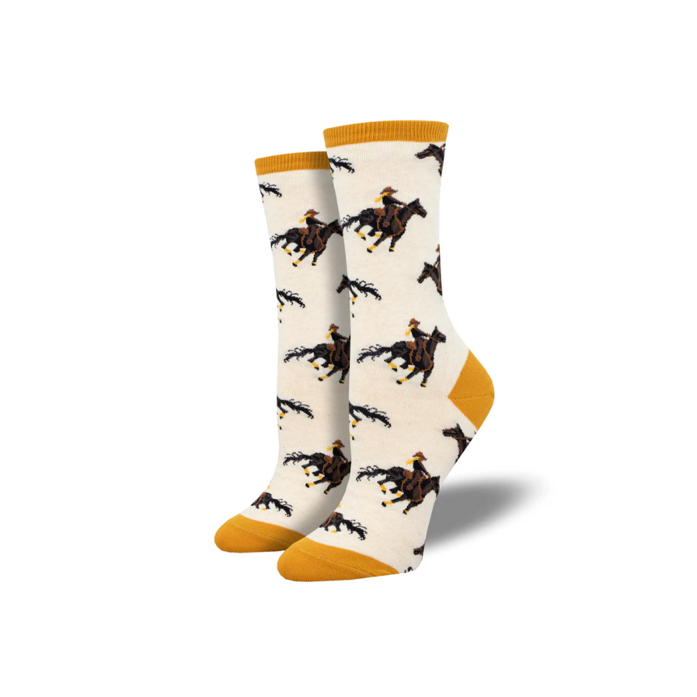 Socksmith Giddy Up - Ivory Heather