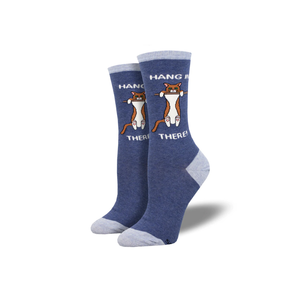 Socksmith Hang In There - Navy Heather