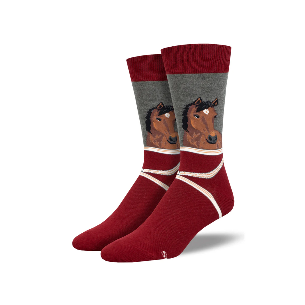 Socksmith Hey Neigh-Bor - Charcoal Heather