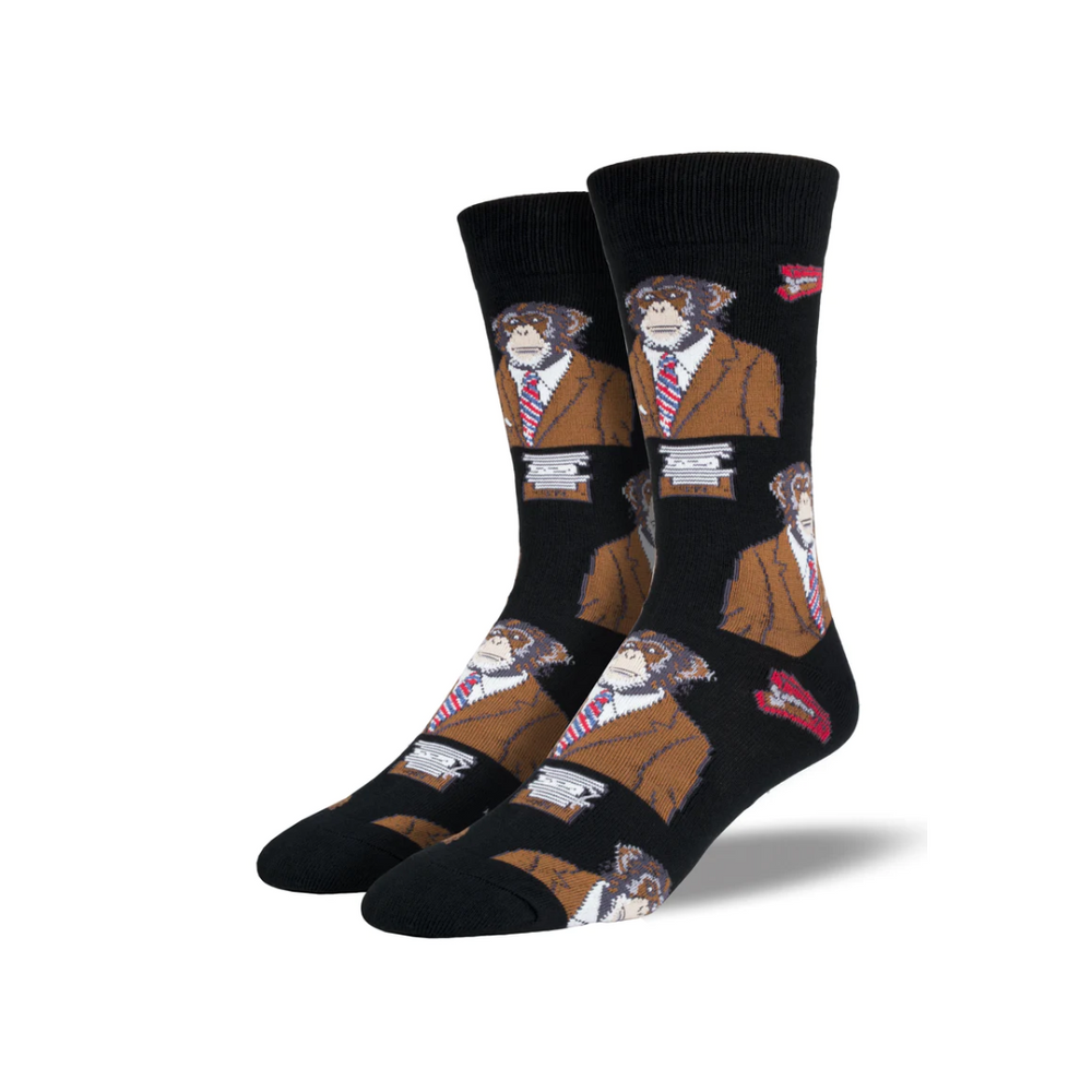 Socksmith Monkey Biz - Black