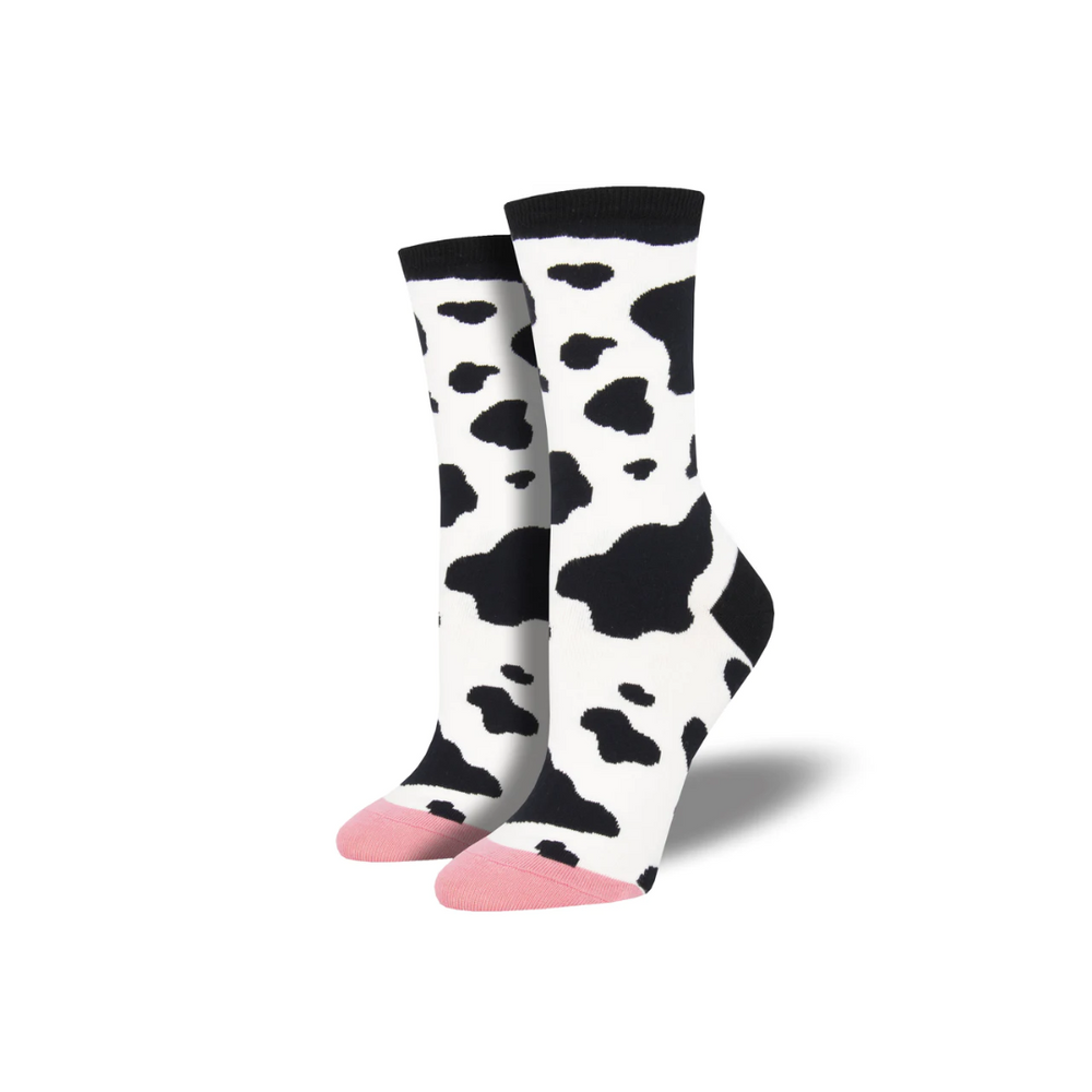 Socksmith Moooo! - White