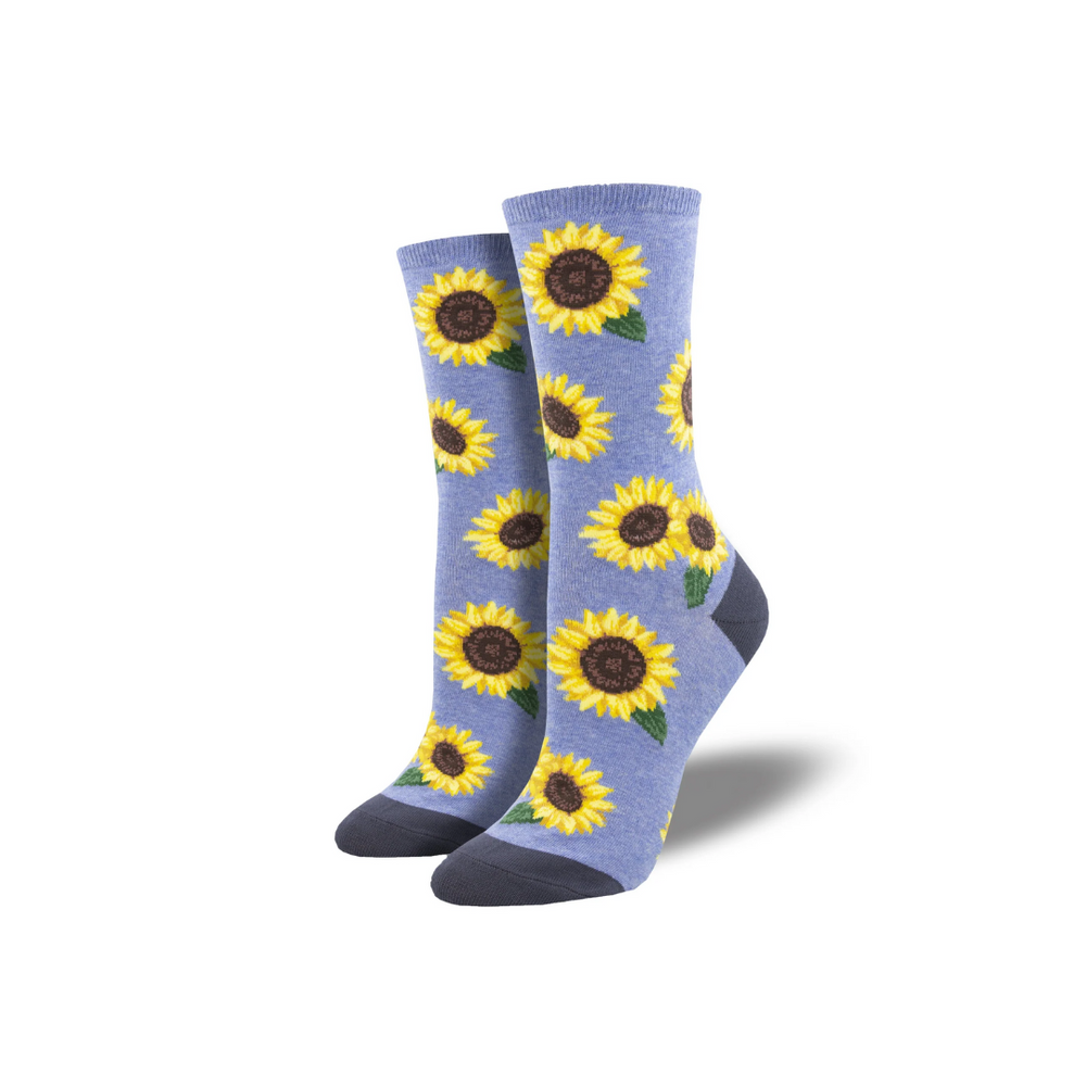 Socksmith More Blooming Socks - Blue Heather